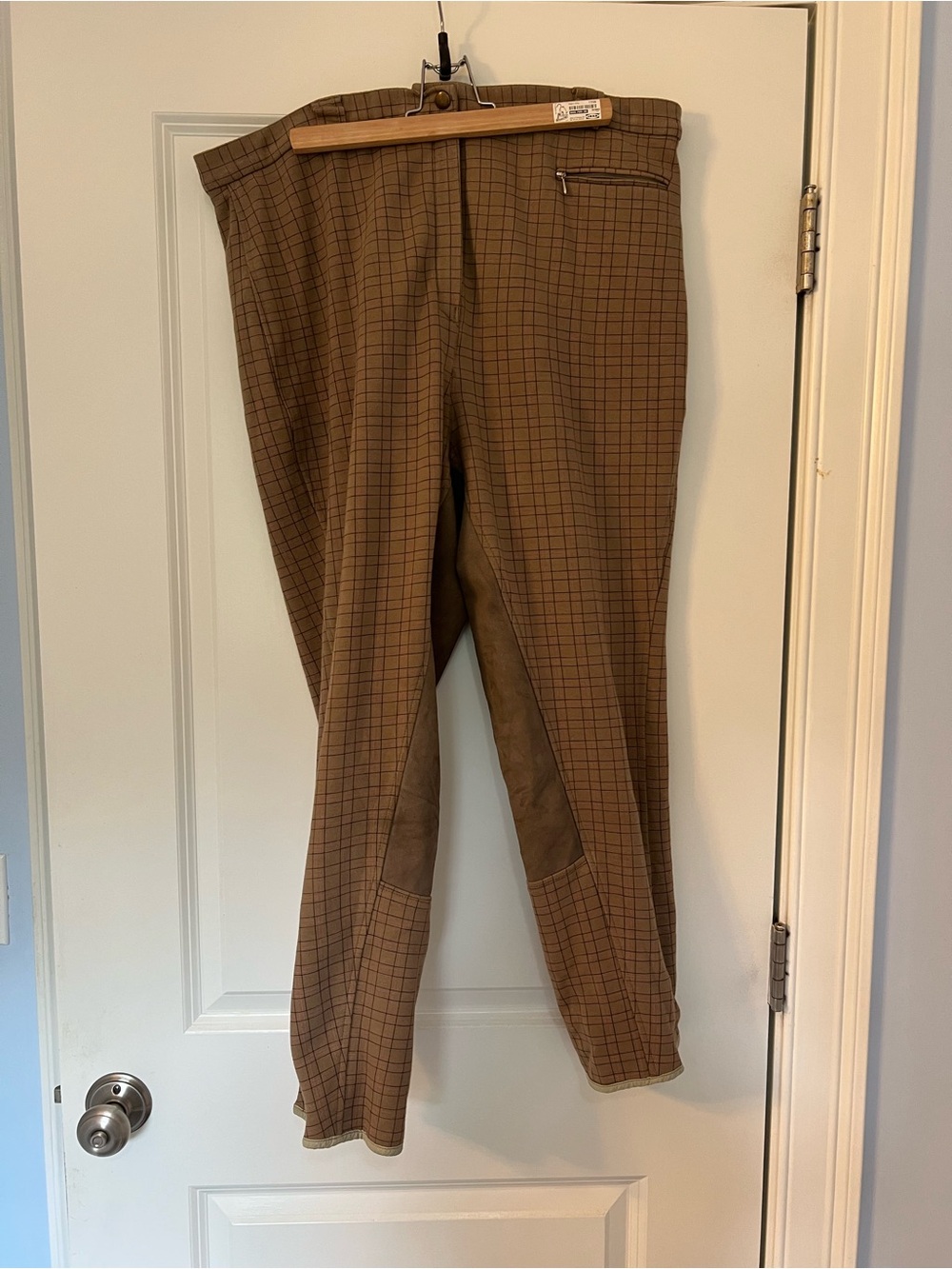 Women's Harry Hall suede full seat dressage breeches vintage